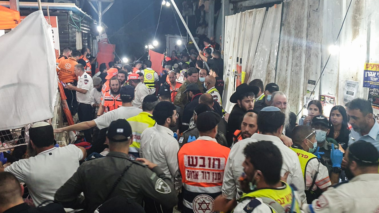 Tragedia en Israel: al menos 44 muertos por una estampida en una celebración religiosa 