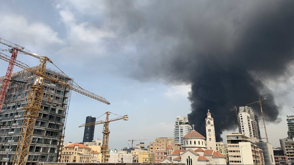 Beirut sufre otra explosion, esta vez en el Puerto de la ciudad