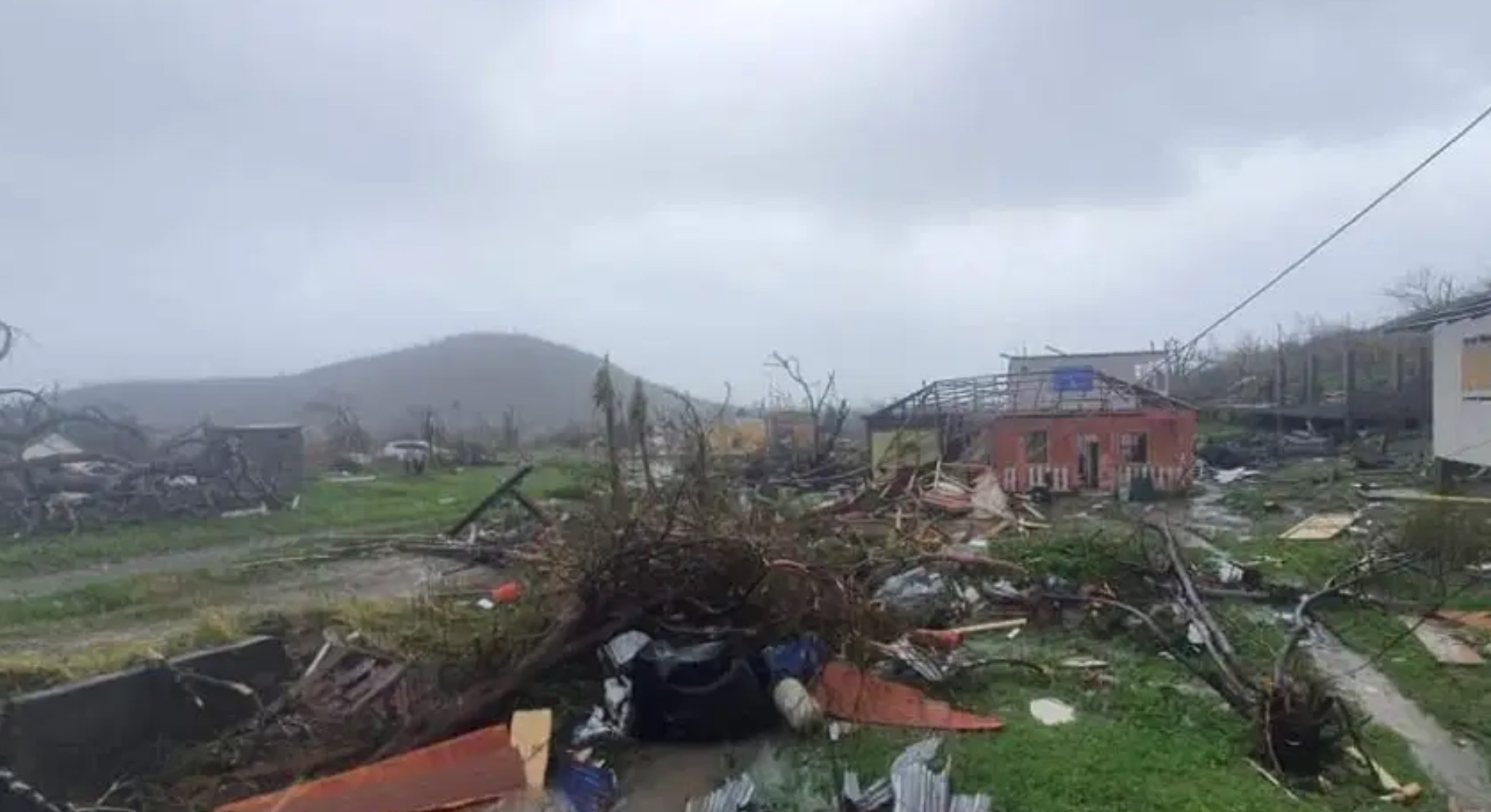 La isla de Providencia en Colombia, quedo destruida tras el huracán IOTA