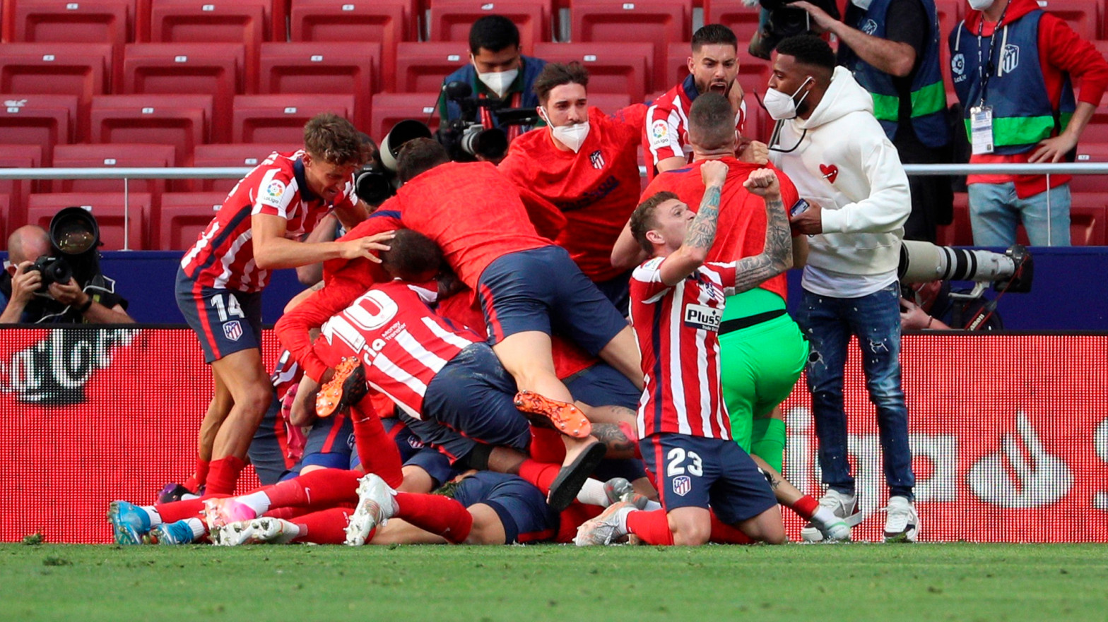 Atlético Madrid del Cholo Simeone es campeón de la Liga Española